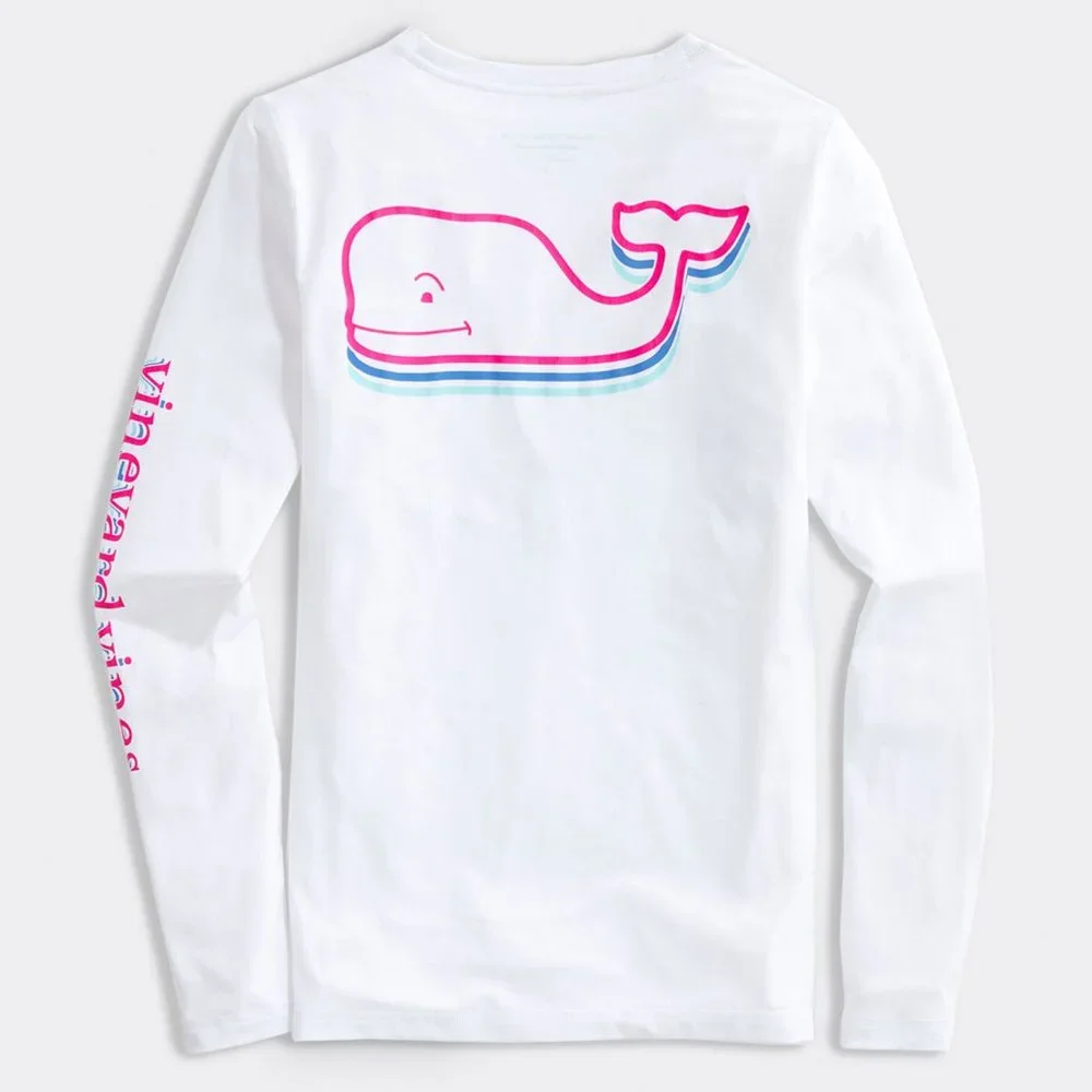 NWT Vineyard Vines Long-Sleeve Whale Swim Shirt